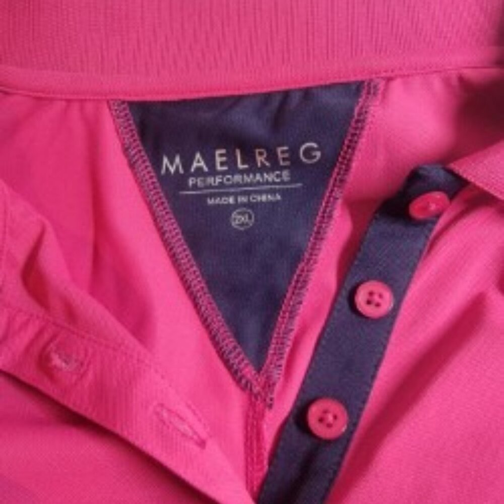 NWT Maelreg 2XL Sleeveless Polo Dress UPF 30 Moisture Wicking 4 Way Stretch Golf - Picture 3 of 7